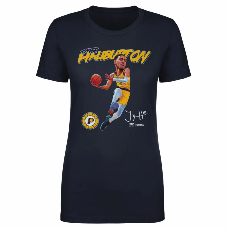Tyrese Haliburton Indiana Pacers Caricature WHT made by 500 Level