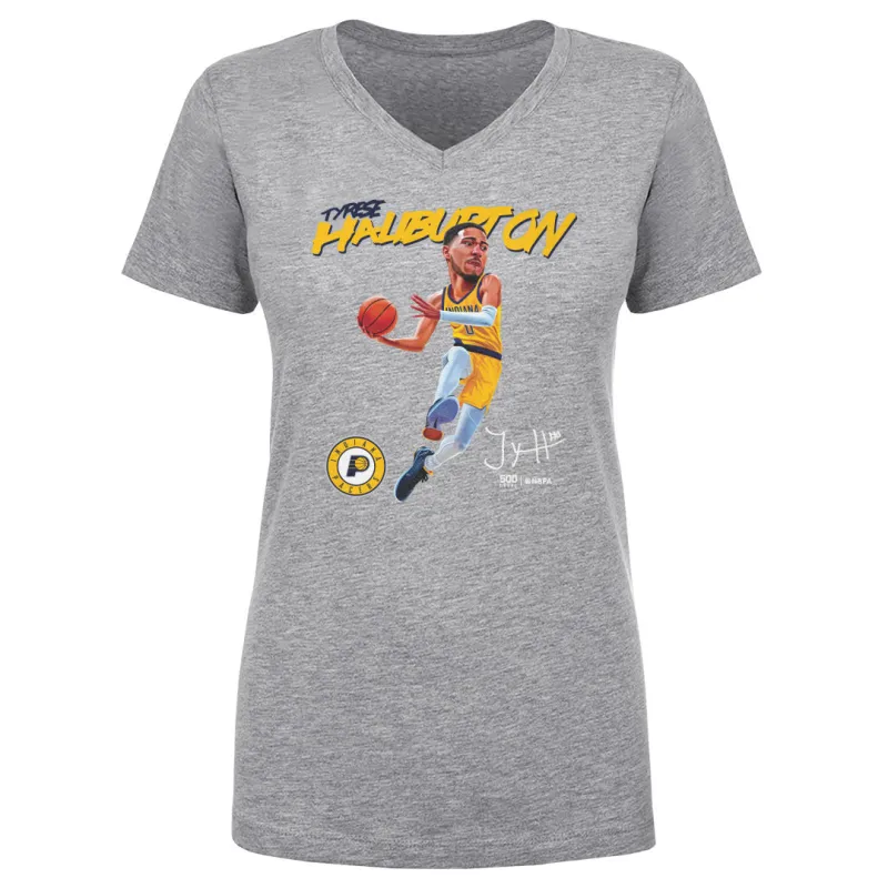 Tyrese Haliburton Indiana Pacers Caricature WHT sold by 500 Level