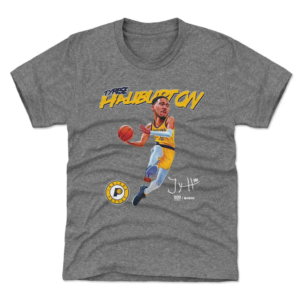 Tyrese Haliburton Indiana Pacers Caricature WHT sold by 500 Level