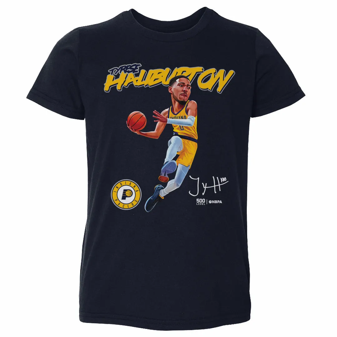 Tyrese Haliburton Indiana Pacers Caricature WHT sold by 500 Level