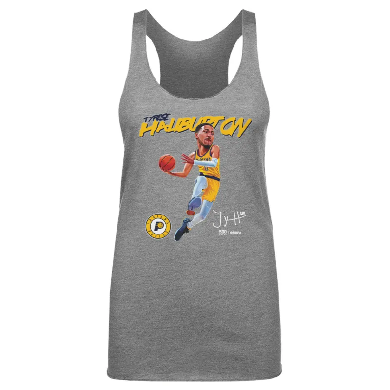 Tyrese Haliburton Indiana Pacers Caricature WHT sold by 500 Level