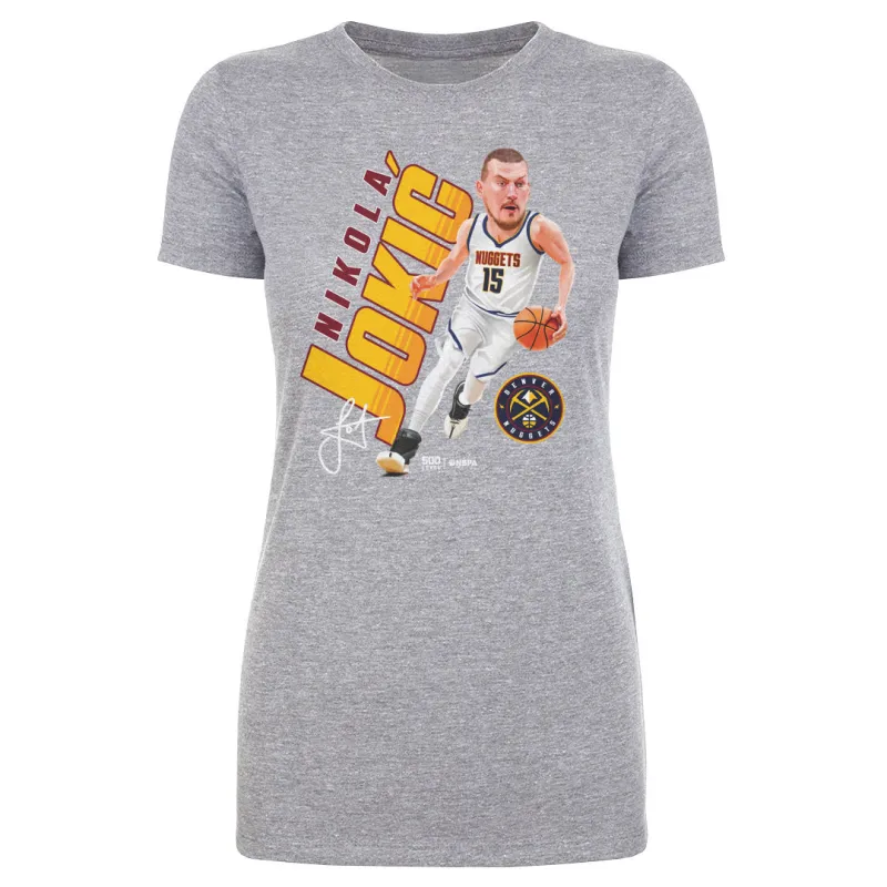 Nikola Jokic Denver Nuggets Caricature WHT sold by 500 Level