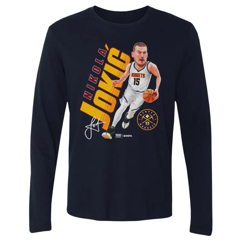 Nikola Jokic Denver Nuggets Caricature WHT sold by 500 Level
