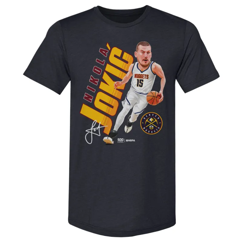 Nikola Jokic Denver Nuggets Caricature WHT sold by 500 Level