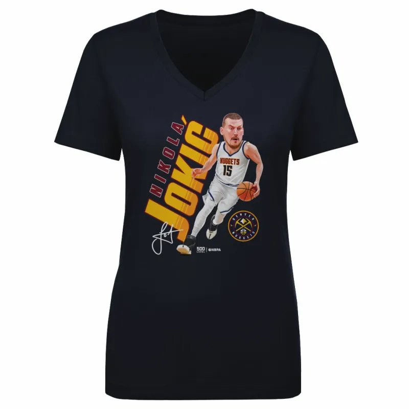 Nikola Jokic Denver Nuggets Caricature WHT sold by 500 Level