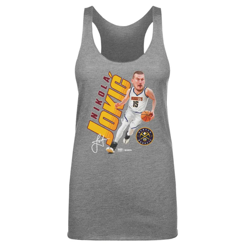 Nikola Jokic Denver Nuggets Caricature WHT sold by 500 Level