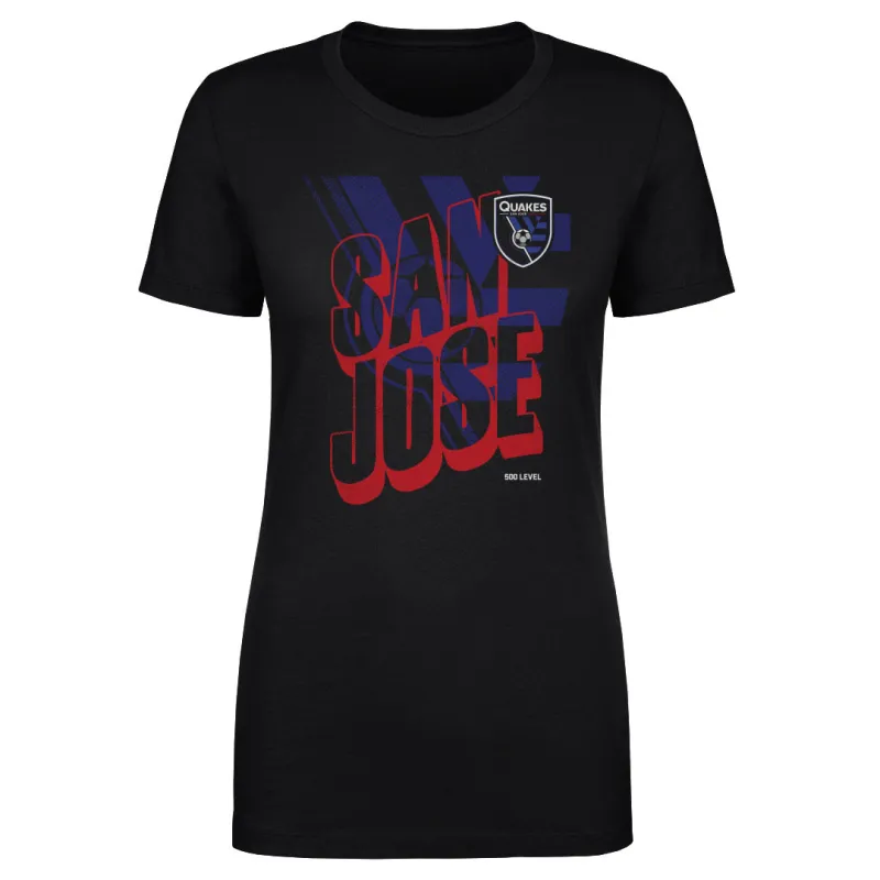 San Jose Earthquakes Wave Bold WHT sold by 500 Level