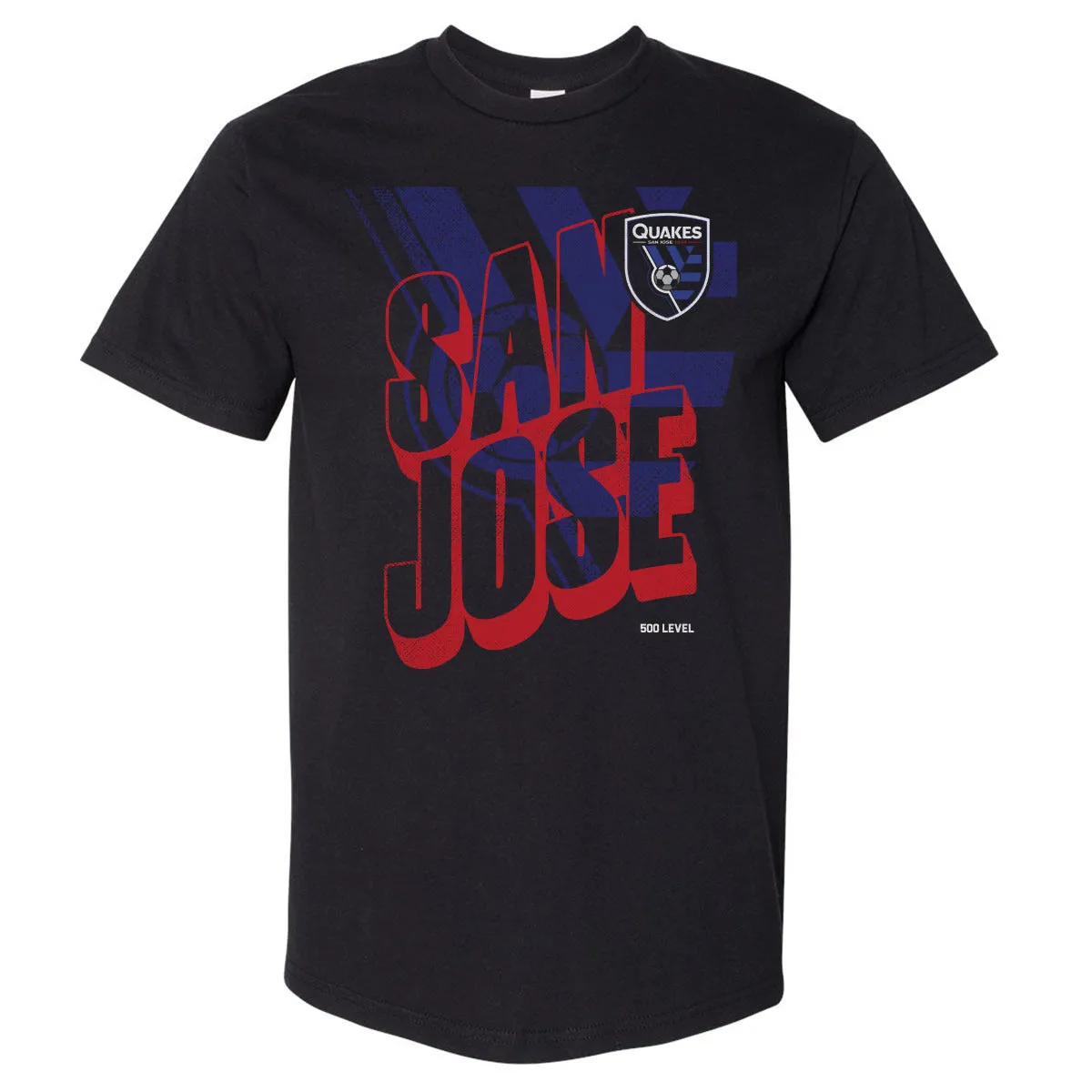 San Jose Earthquakes Wave Bold WHT sold by 500 Level
