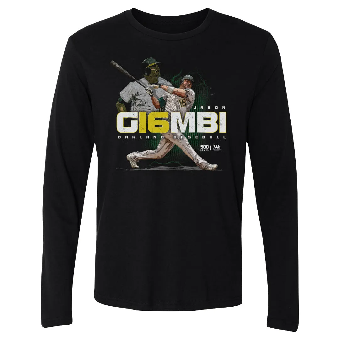 Jason Giambi Oakland Player Number WHT sold by 500 Level
