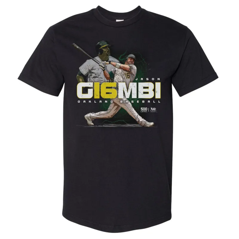 Jason Giambi Oakland Player Number WHT sold by 500 Level
