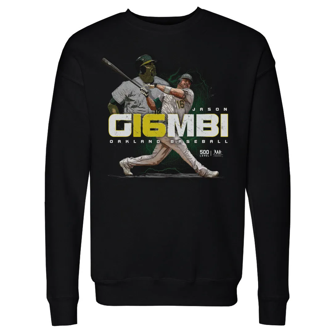 Jason Giambi Oakland Player Number WHT sold by 500 Level
