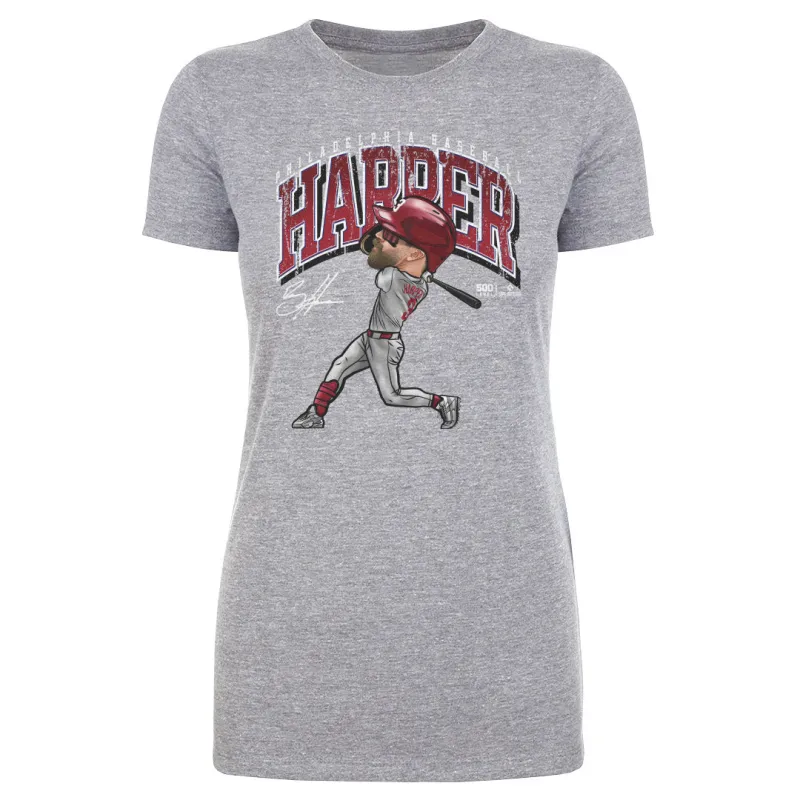 Bryce Harper Philadelphia Cartoon WHT sold by 500 Level