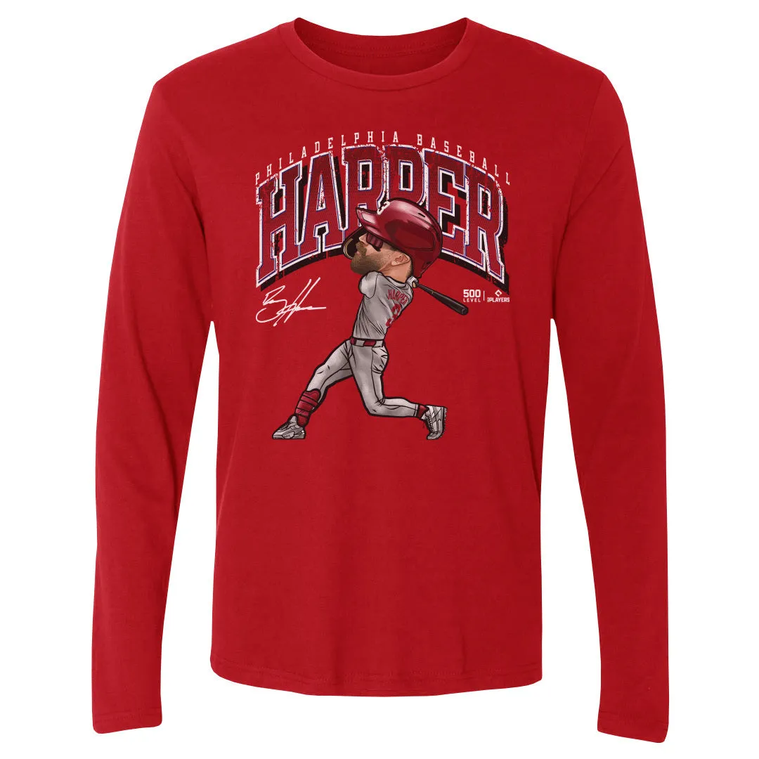 Bryce Harper Philadelphia Cartoon WHT sold by 500 Level