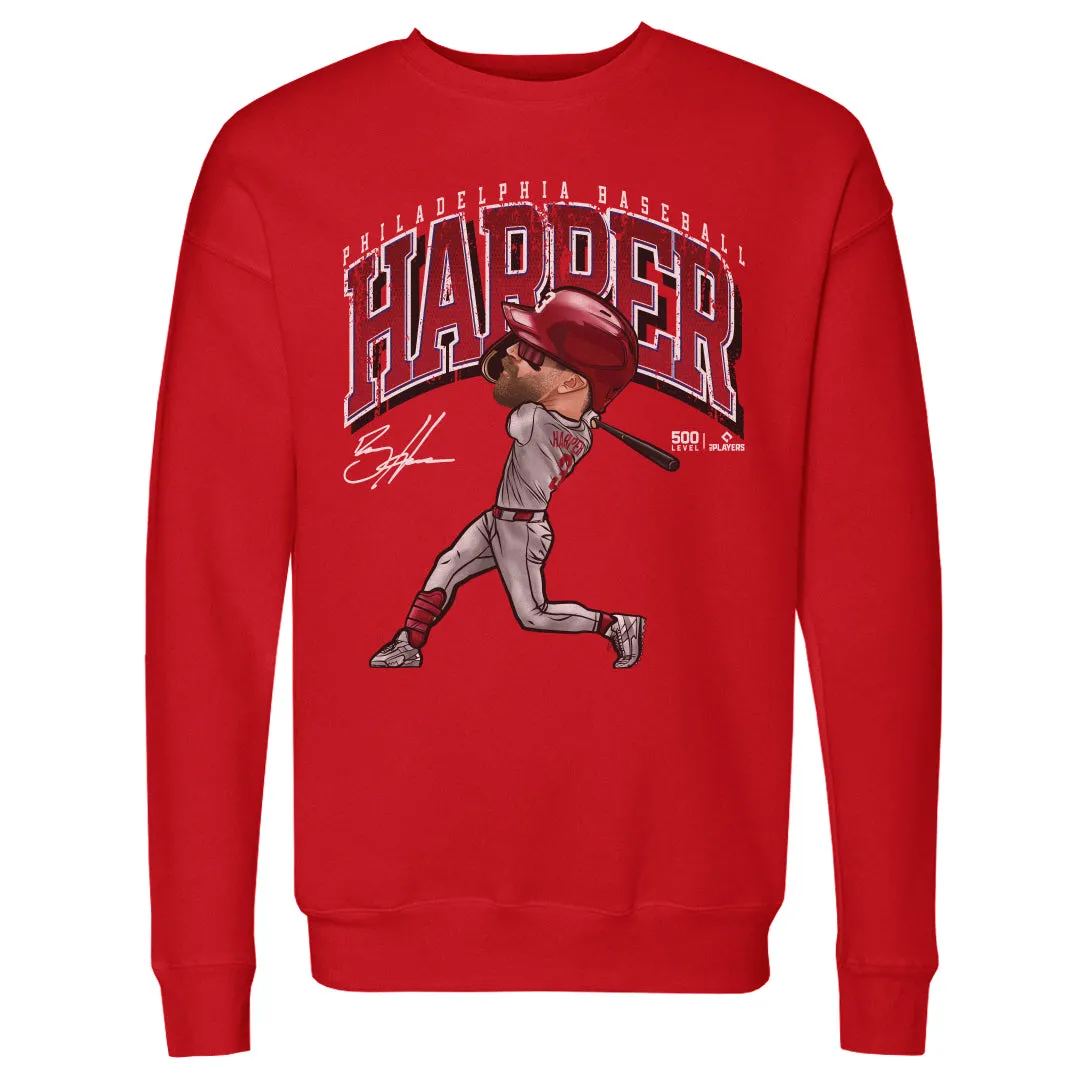 Bryce Harper Philadelphia Cartoon WHT sold by 500 Level