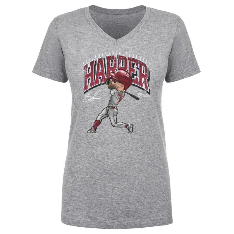 Bryce Harper Philadelphia Cartoon WHT sold by 500 Level
