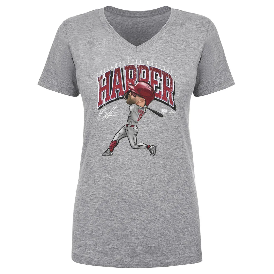 Bryce Harper Philadelphia Cartoon WHT sold by 500 Level