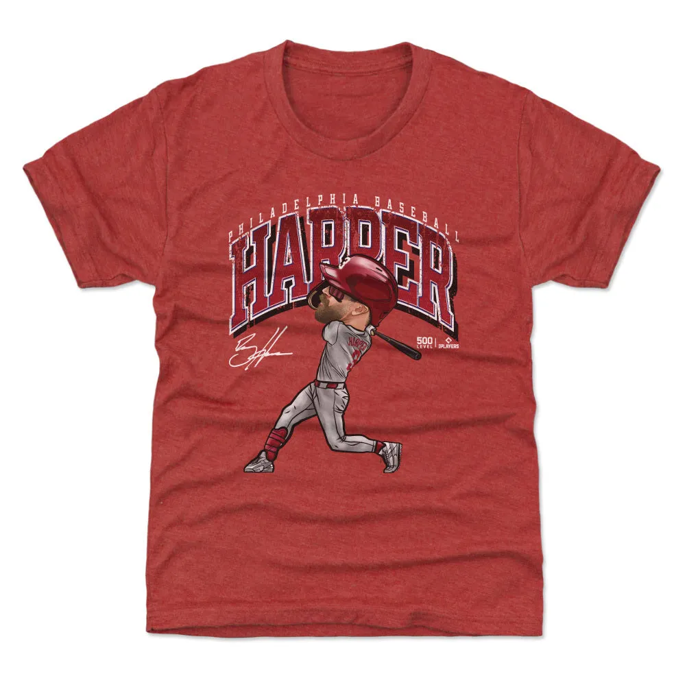 Bryce Harper Philadelphia Cartoon WHT sold by 500 Level