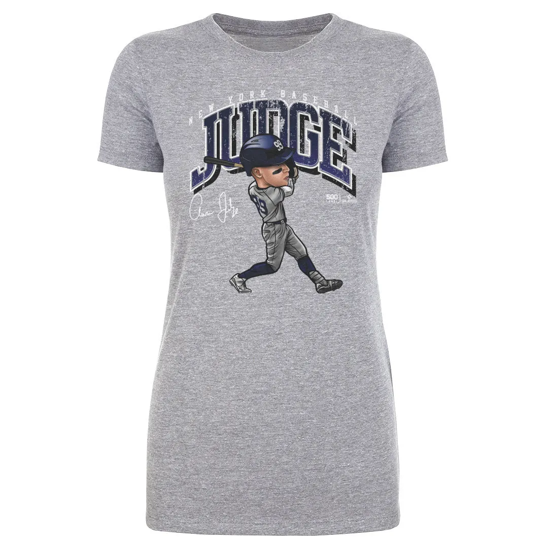 Aaron Judge New York Y Cartoon WHT sold by 500 Level product image thumbnail 2