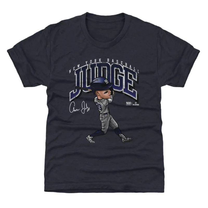 Aaron Judge New York Y Cartoon WHT sold by 500 Level