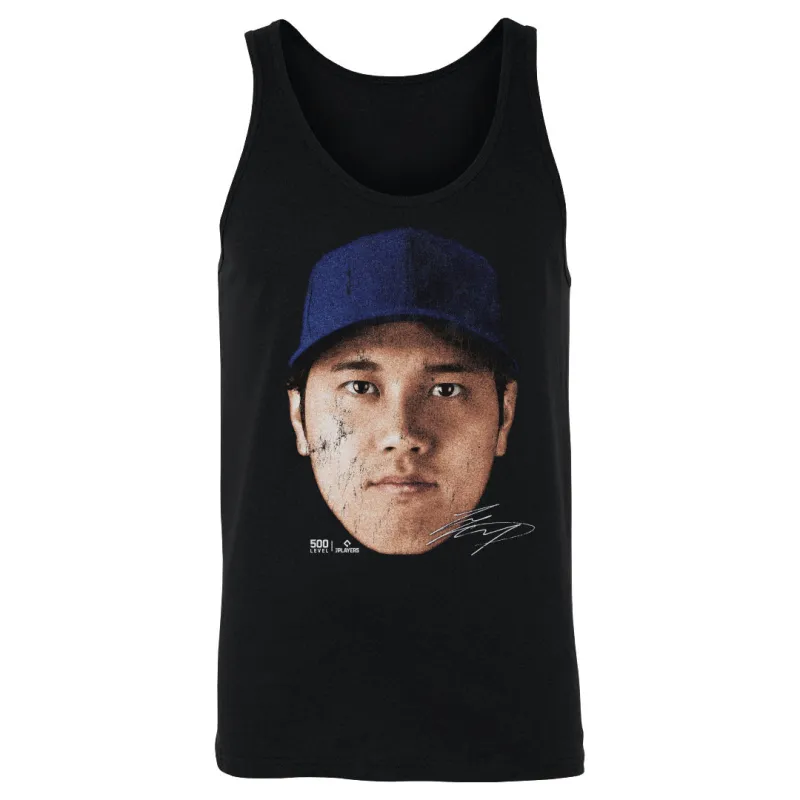 Shohei Ohtani Los Angeles D Vintage Head WHT sold by 500 Level
