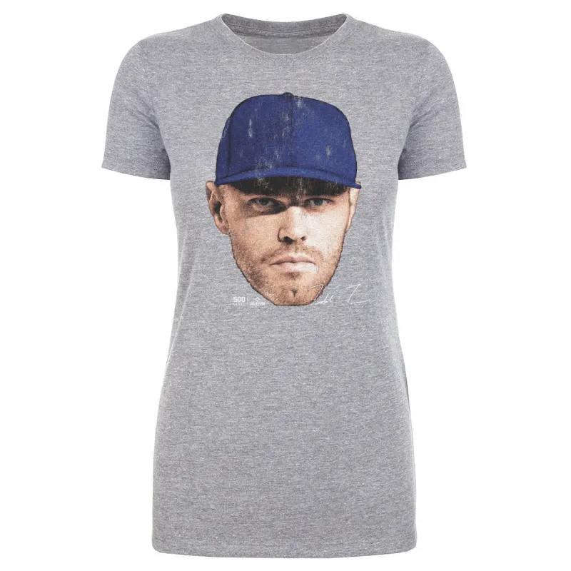Freddie Freeman Los Angeles D Vintage Head WHT sold by 500 Level