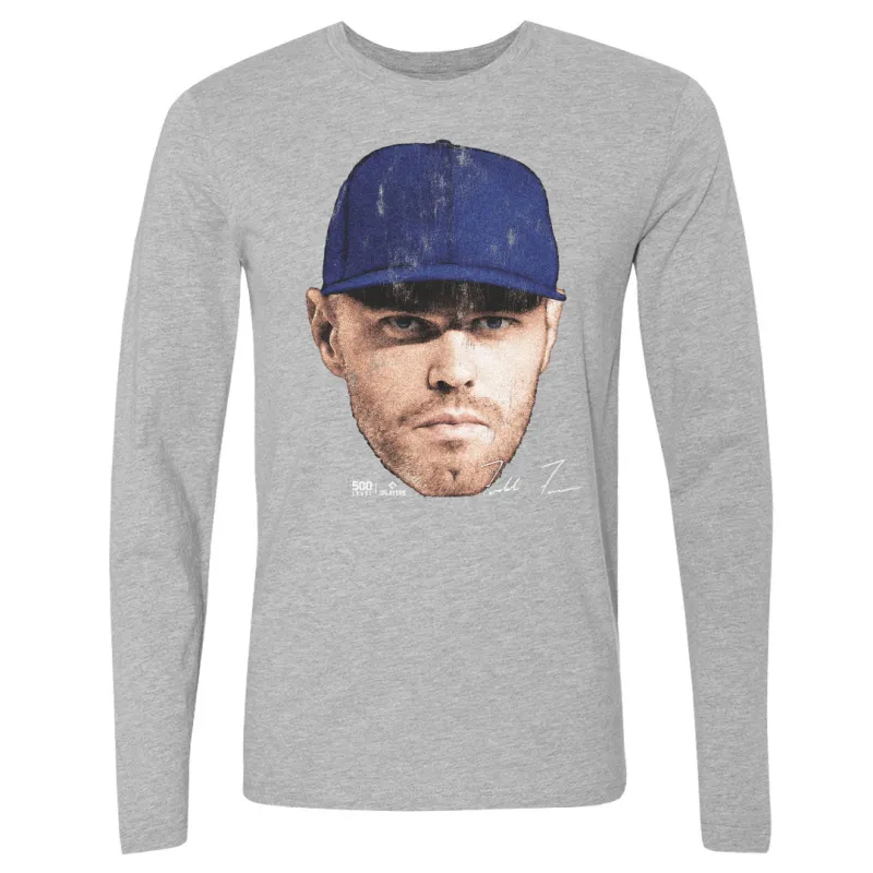 Freddie Freeman Los Angeles D Vintage Head WHT sold by 500 Level