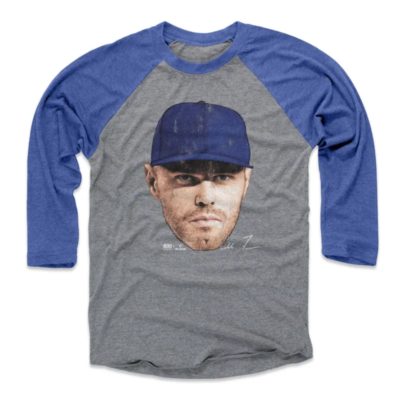 Freddie Freeman Los Angeles D Vintage Head WHT sold by 500 Level