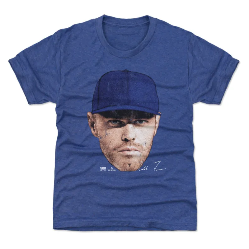 Freddie Freeman Los Angeles D Vintage Head WHT sold by 500 Level