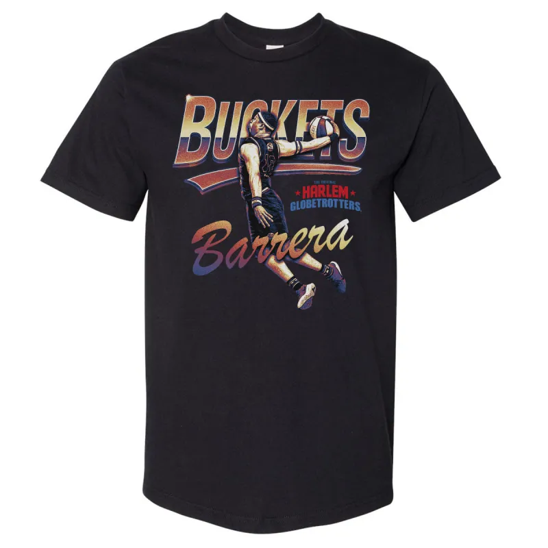 Buckets Barrera Harlem Globetrotters Nickname WHT sold by 500 Level