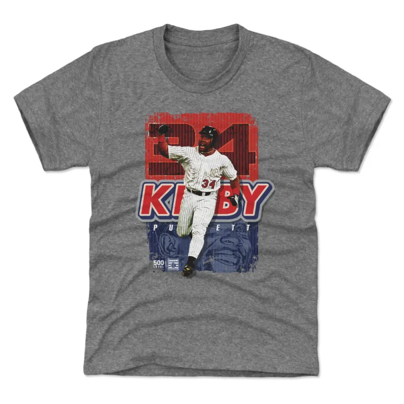 Kirby Puckett Minnesota Player Number WHT sold by 500 Level