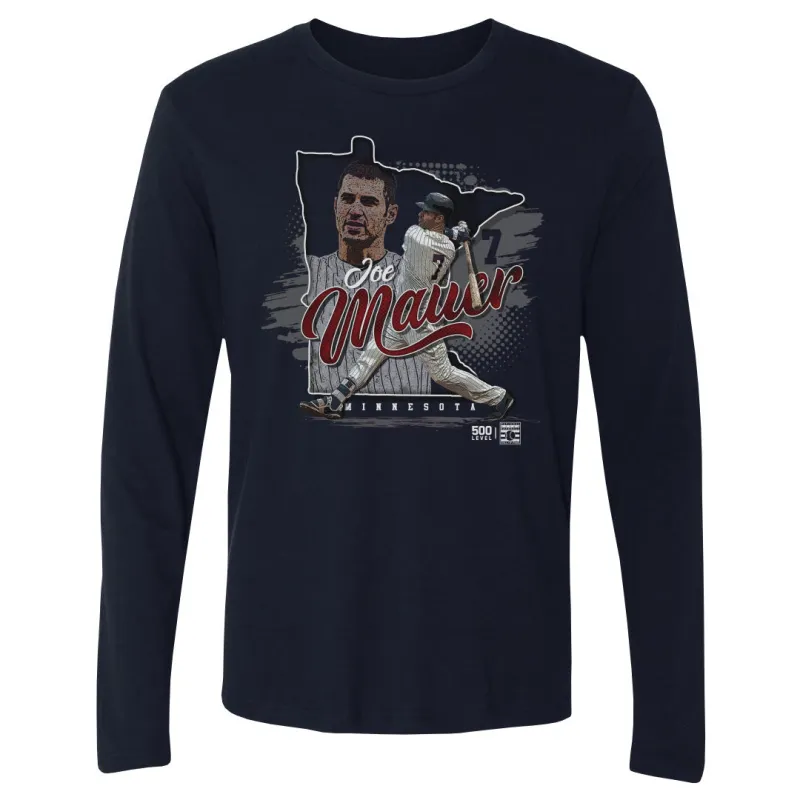 Joe Mauer Minnesota State Silhouette WHT sold by 500 Level
