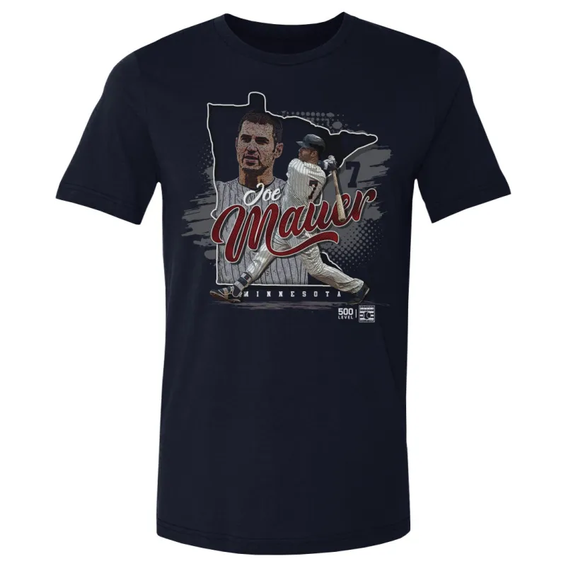 Joe Mauer Minnesota State Silhouette WHT sold by 500 Level