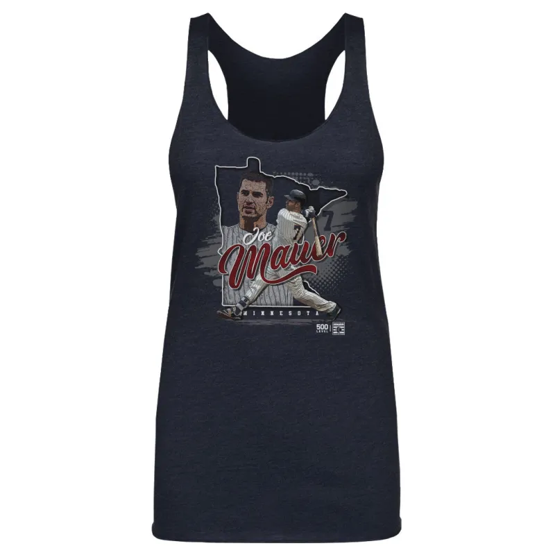 Joe Mauer Minnesota State Silhouette WHT sold by 500 Level