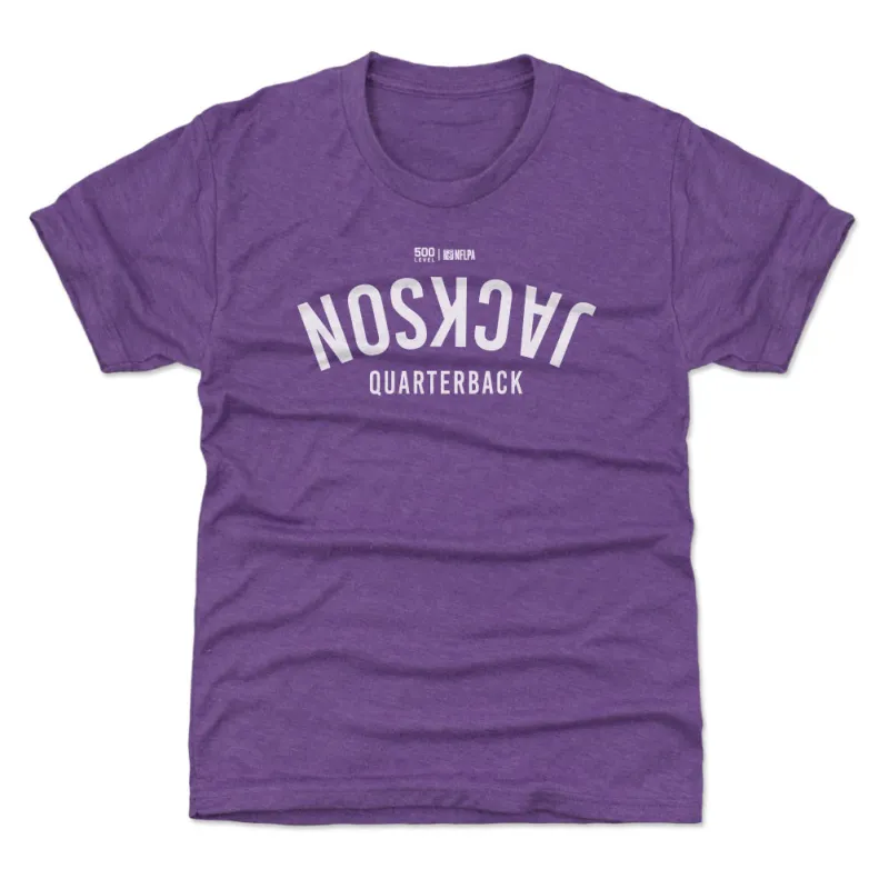 Lamar Jackson Baltimore Invert WHT sold by 500 Level