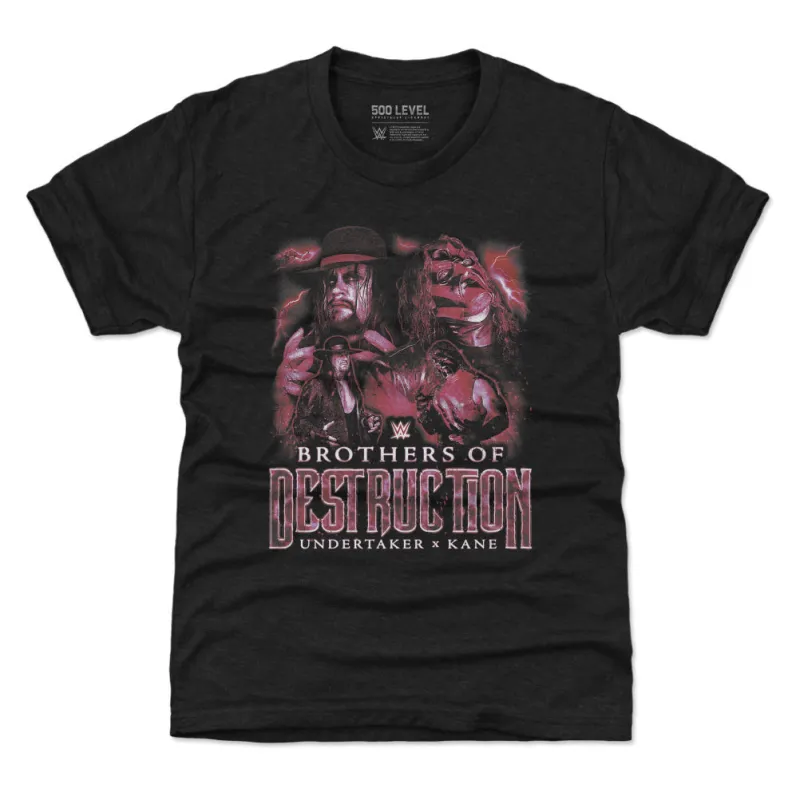 Undertaker & Kane Brothers Of Destruction Vintage WHT sold by 500 Level