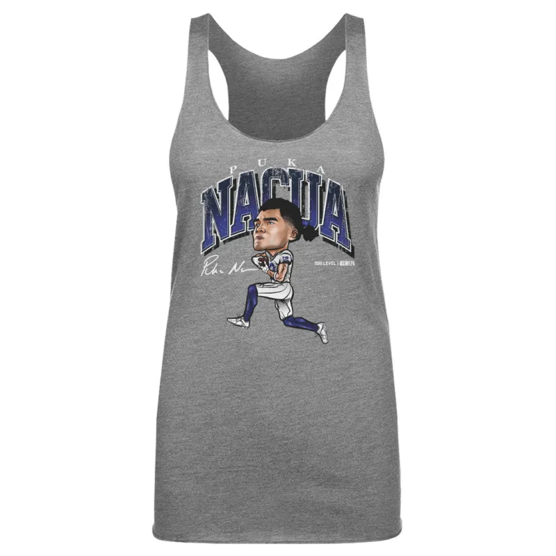 Puka Nacua Los Angeles R Cartoon WHT sold by 500 Level