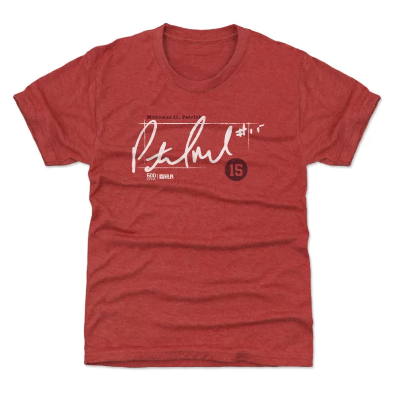 Patrick Mahomes Kansas City Signature WHT sold by 500 Level