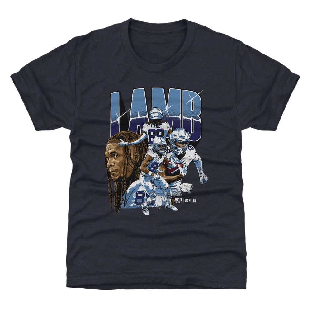 CeeDee Lamb Dallas Collage WHT sold by 500 Level