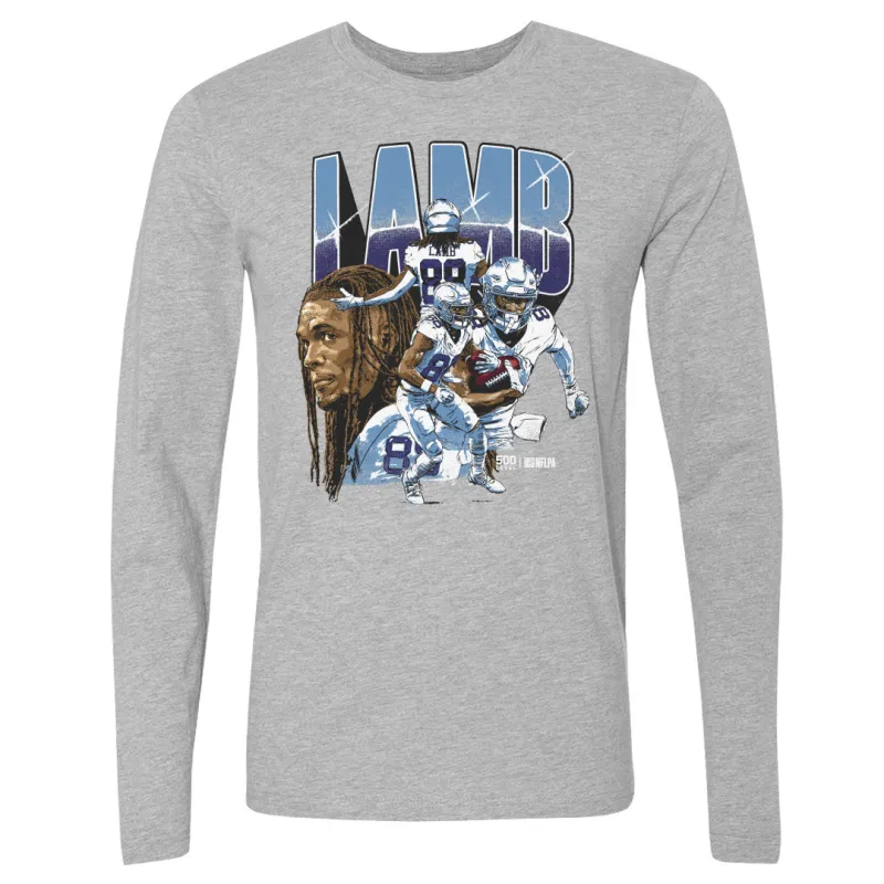 CeeDee Lamb Dallas Collage WHT sold by 500 Level