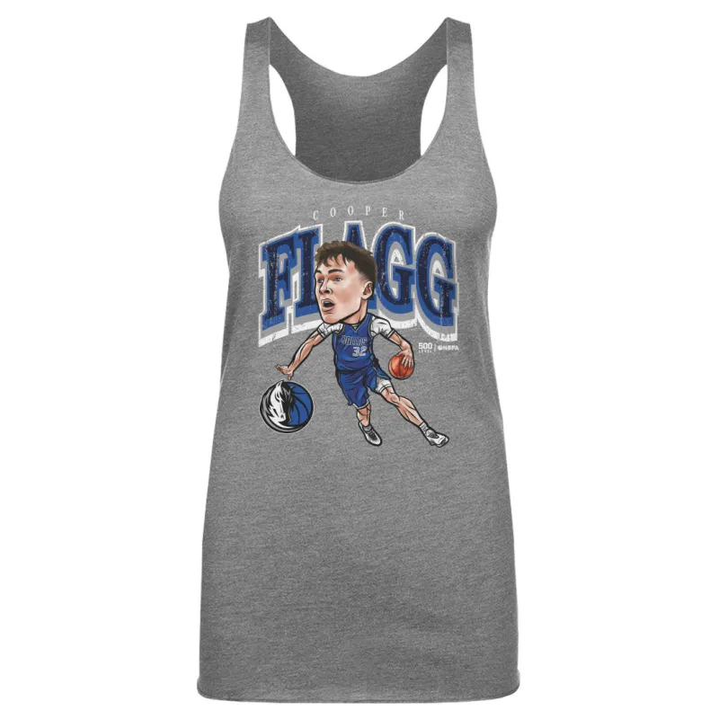 Cooper Flagg Dallas Mavericks Cartoon WHT sold by 500 Level