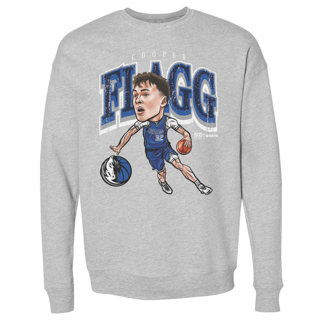 Cooper Flagg Dallas Mavericks Cartoon WHT sold by 500 Level product image thumbnail 3