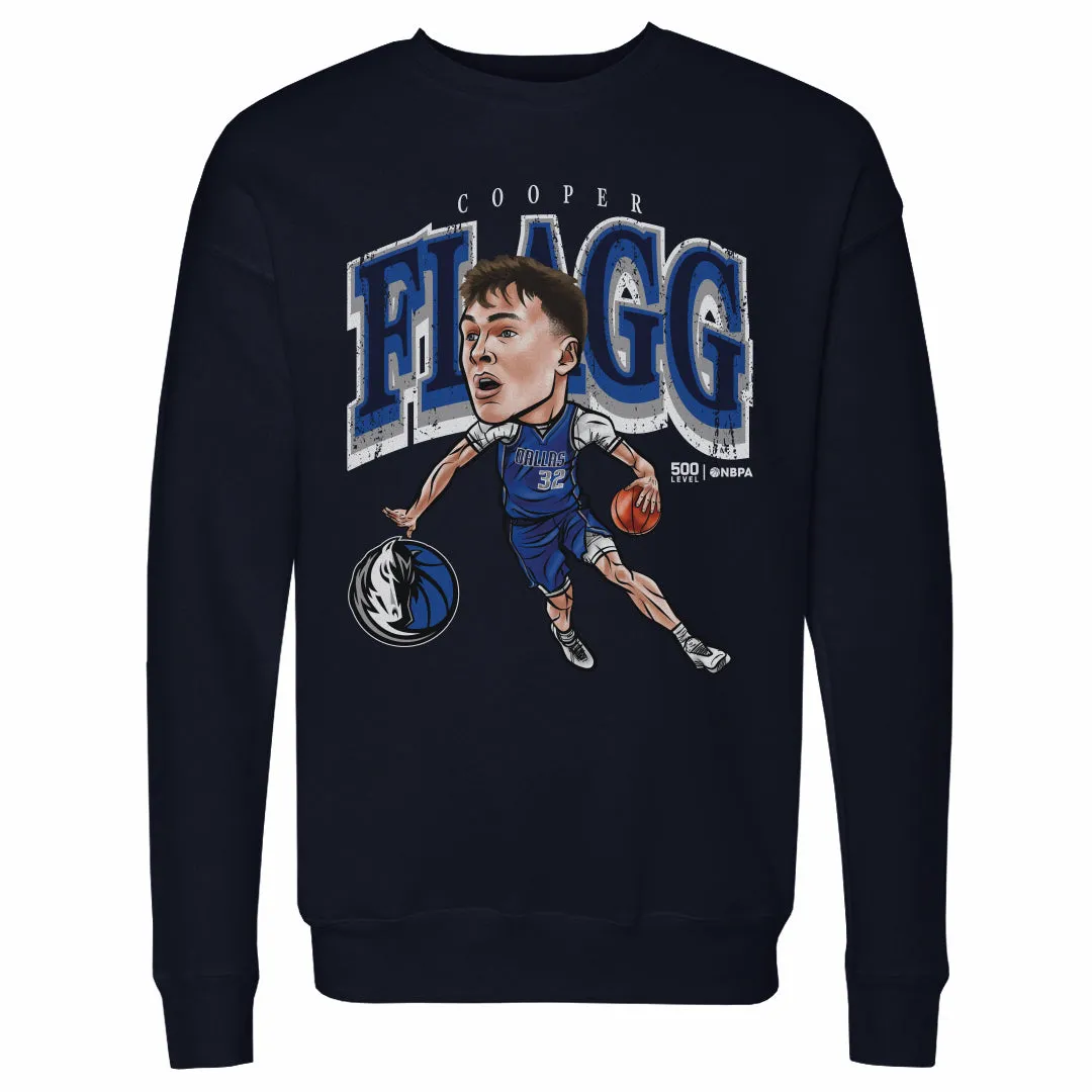 Cooper Flagg Dallas Mavericks Cartoon WHT sold by 500 Level product image thumbnail 2