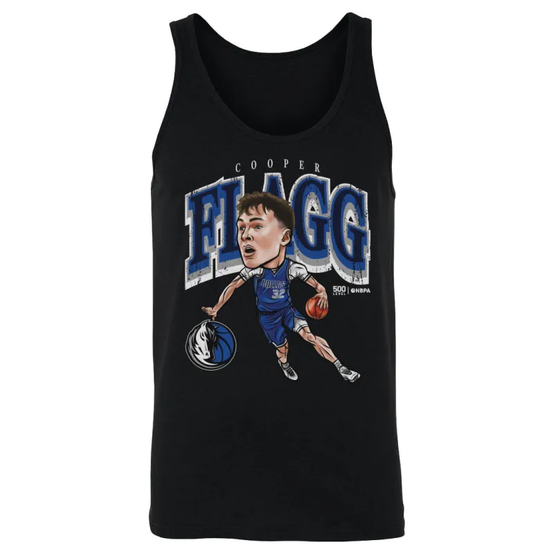 Cooper Flagg Dallas Mavericks Cartoon WHT sold by 500 Level