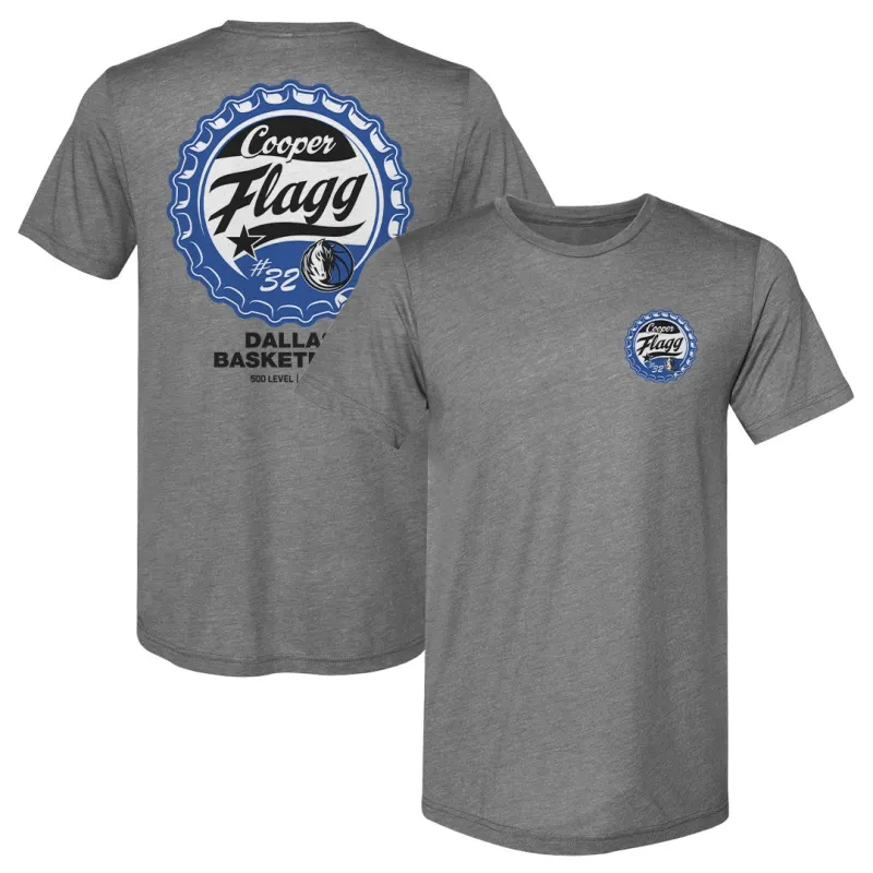 Cooper Flagg Dallas Mavericks Bottle Cap F&B WHT sold by 500 Level