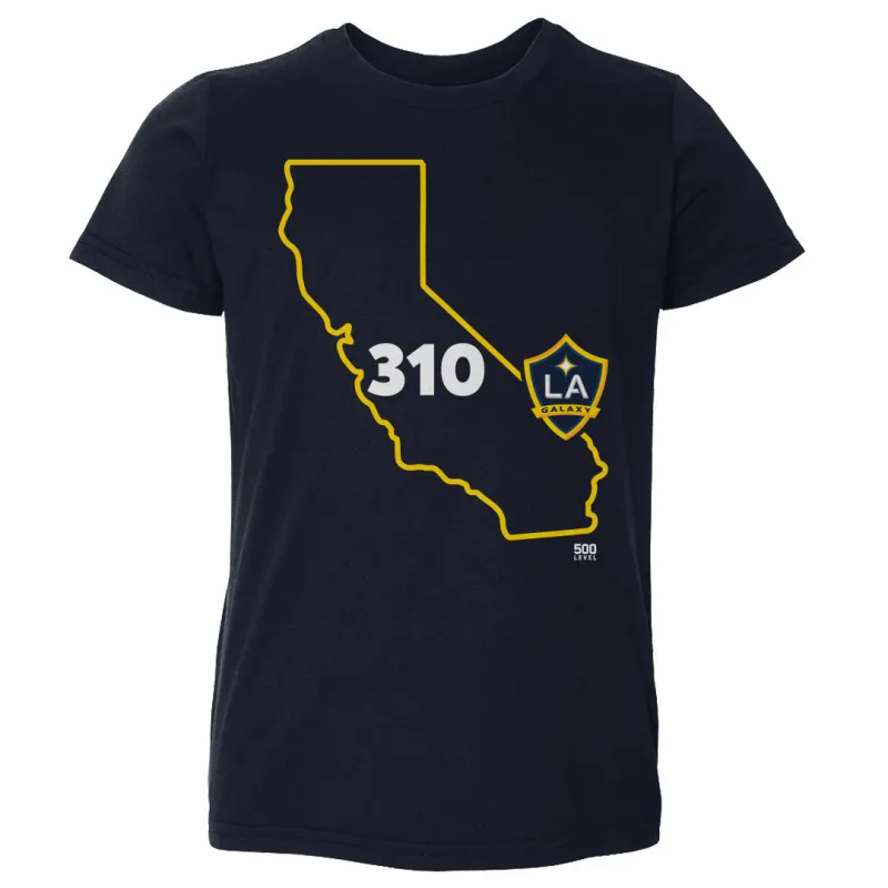 LA Galaxy 310 Area Code State WHT made by 500 Level