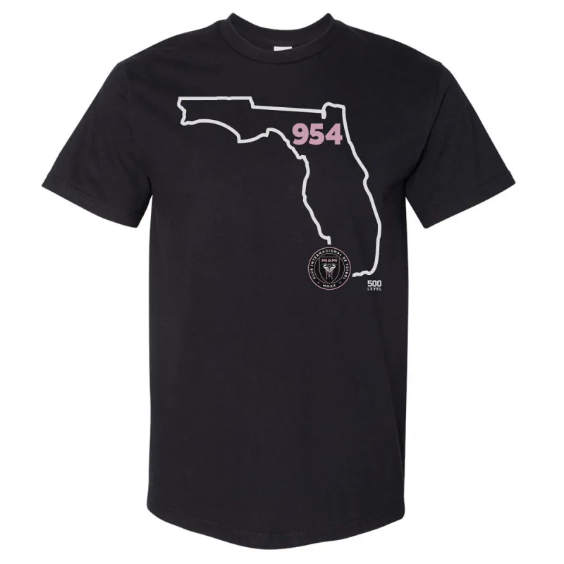 Inter Miami CF 954 Area Code State WHT sold by 500 Level