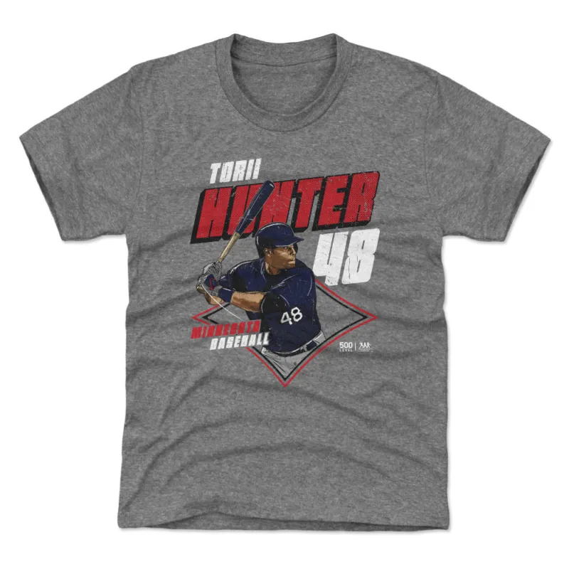 Torii Hunter Minnesota Diamond WHT sold by 500 Level
