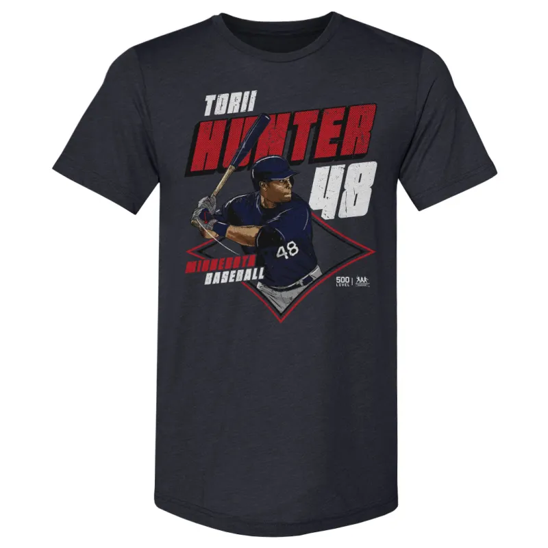 Torii Hunter Minnesota Diamond WHT sold by 500 Level
