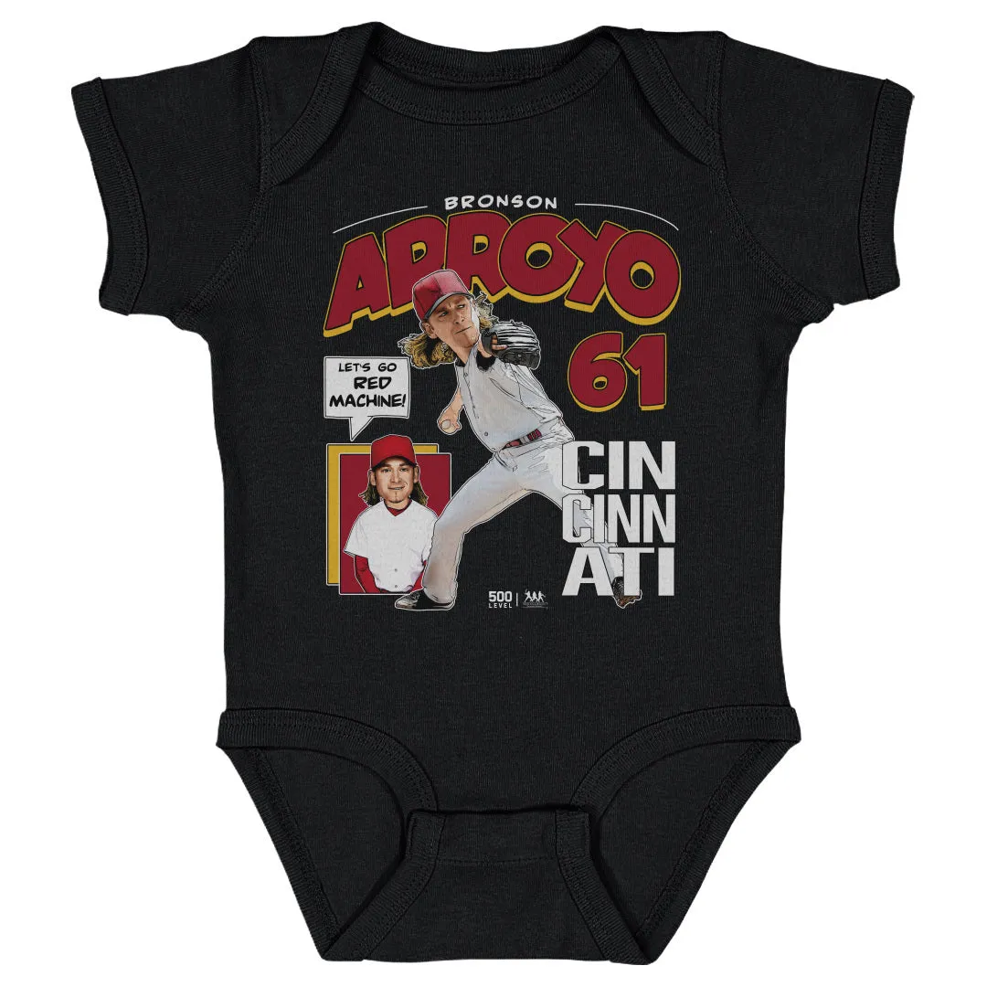 Bronson Arroyo Cincinnati Comic WHT sold by 500 Level