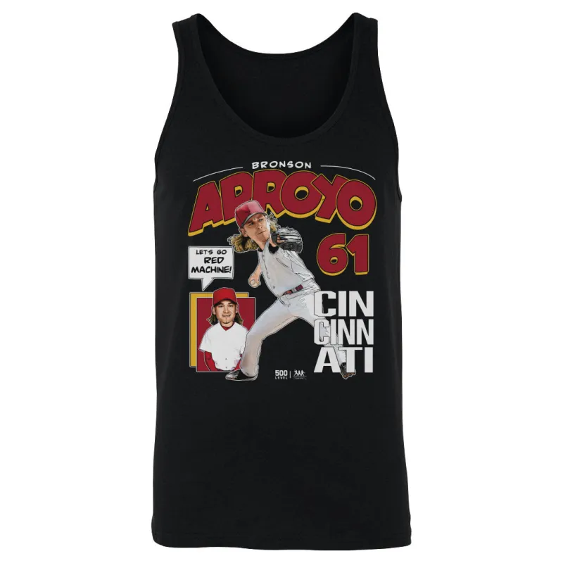 Bronson Arroyo Cincinnati Comic WHT sold by 500 Level